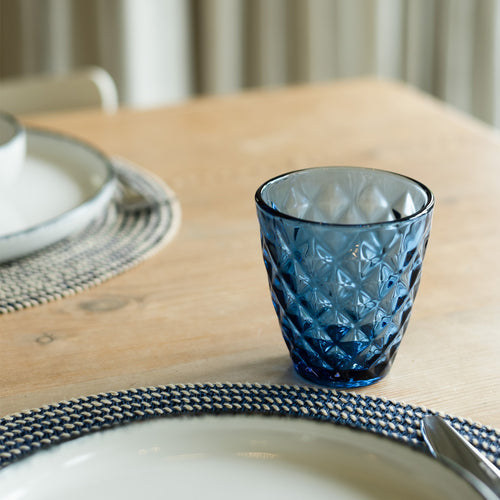 Salt & Pepper - Glas 22cl donkerblauw Prisma - Set van 4