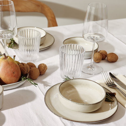 Salt & Pepper - Kom 13xH4cm ivoor Meridian - Set van 4