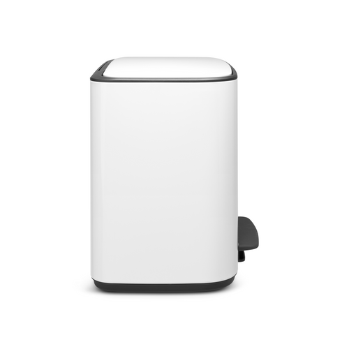 Brabantia Bo Pedaalemmer, met 2 binnenemmers, 11 + 23 liter - White