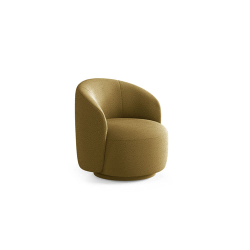 Cosmopolitan Design - Draaistoel Savona boucle olijf - 72.5x69x70.5cm