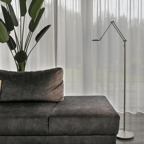 Steinhauer vloerlamp - 1 lichts - 60x 185 cm - mat chroom - vtwonen shop