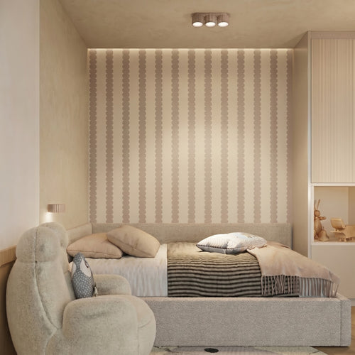 Sollux Lighting Wandlamp AURA taupe Gx53 - 10x12x6cm