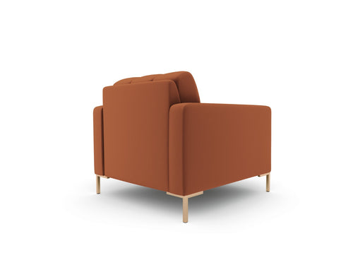 Cosmopolitan Design Fauteuil Bali structurele stof, baksteen - 96x87x75cm