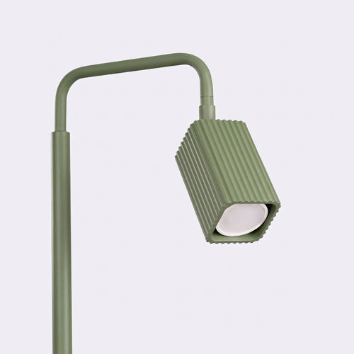 Sollux Lighting Vloerlamp RAYO 1 olijfgroen - 30x30x160cm