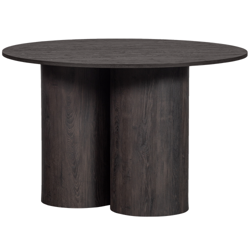 WOOOD eettafel binnen Oona - MDF - Donker bruin - 75x120x120 - vtwonen shop