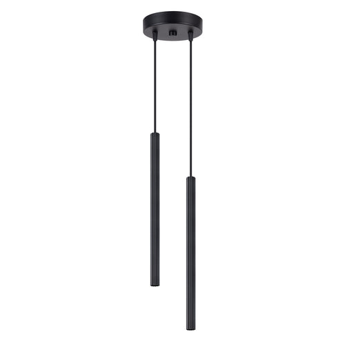Sollux Lighting Hanglamp ARCHE 2P zwart - 15x15x118cm