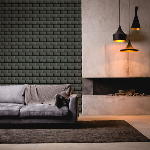 Livingwalls behang steen zwart en grijs - 53 cm x 10.05 m - AS-383571 - vtwonen shop