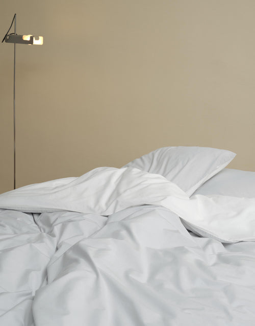Marc O'Polo Erla dekbedovertrek - Eenpersoons – 140x200/220 cm - Grey mist