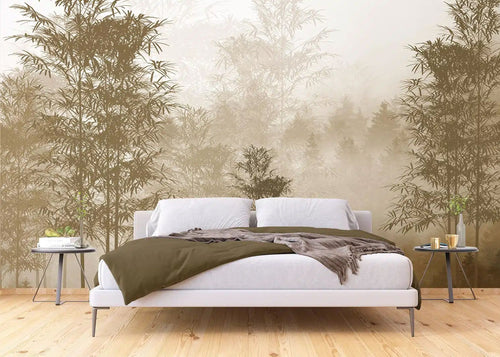 Sanders & Sanders fotobehang bosrijk landschap bruin - 375 x 270 cm - 601447