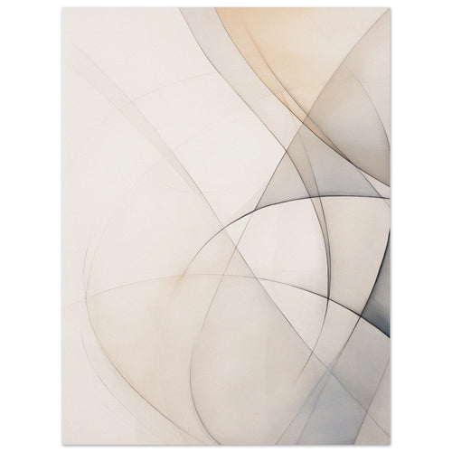 Artfulprints  Abstract - Fine lines 3   poster 30x40 cm - vtwonen shop