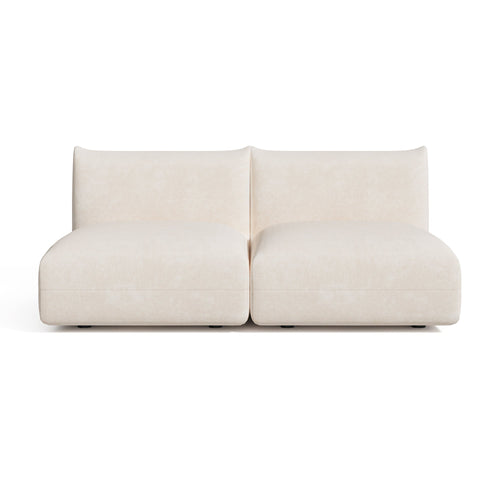 Sia Home -  NOOMA - Chenille fluweel - Crème - 194cm - vtwonen shop