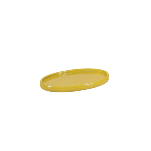 Ona - Serveerschaal 23x13cm mustard yellow Billie - Set van 2
