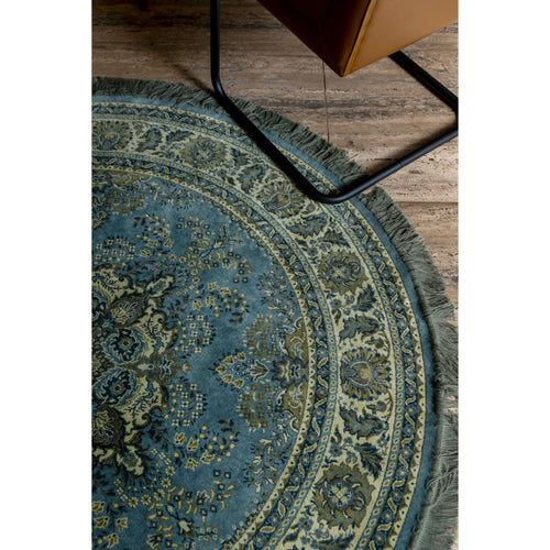 Dutchbone Bodega Rond Vloerkleed Groen 175' - vtwonen shop