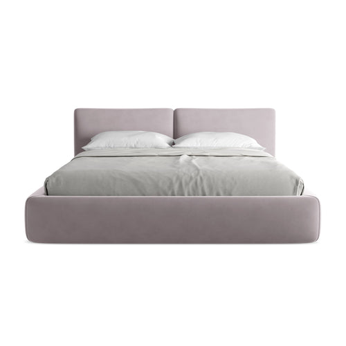 LaMiaSofa Bed met opbergruimte Milano - velours - lavendel - 200x228x82