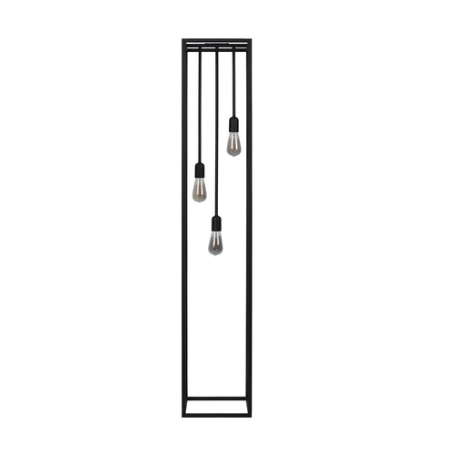 Atmooz vloerlamp Basra - zwart - Ø 29 x H 160 cm - E27