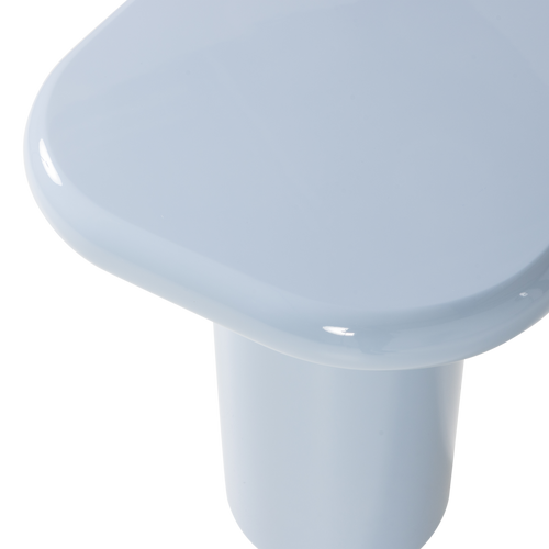 WOOOD bijzettafel Zava - Hout - Hoogglans Lichtblauw - 61x50x50