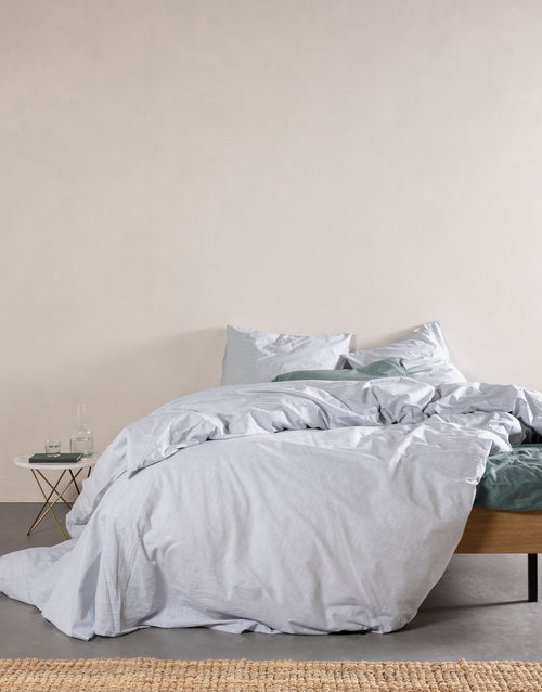 Essenza Jule dekbedovertrek - Lits-Jumeaux XL – 260x200/220 cm - Denim Blue