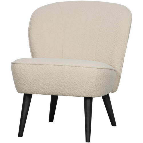 WOOOD fauteuil Sara - Boucle - Creme - 71x59x70 - vtwonen shop