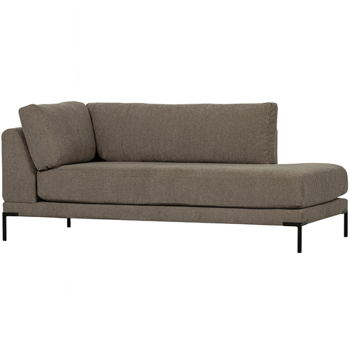 vtwonen lounge element rechts Couple - Polyester - Taupe - 89x100x200 - vtwonen shop