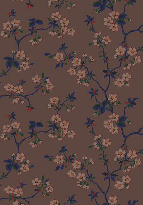 Borastapeter behang bloesemtak donkerbruin - 53 cm x 10.05 m - 660014 - vtwonen shop