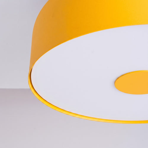 Sollux Lighting Plafondlamp OMIQ geel - 30x30x15cm