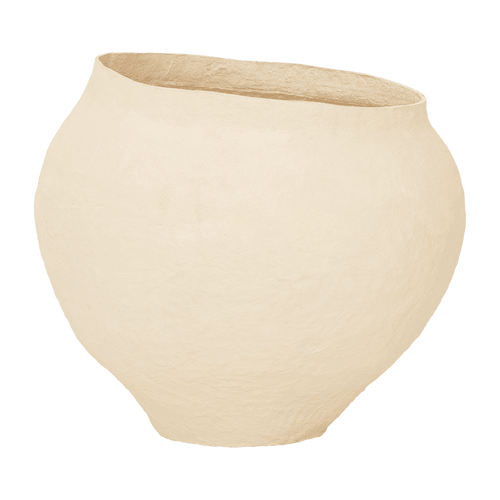 Urban Nature Culture decoratieve pot Sandia, XL Sand - Ø 57x52cm - vtwonen shop