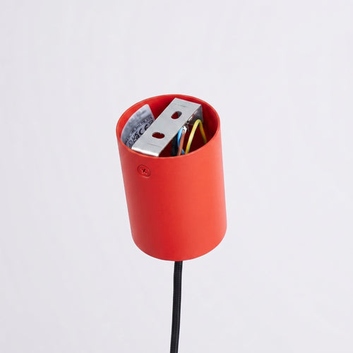 Sollux Lighting Hanglamp NOX 25 rood - 24,5x24,5x140cm