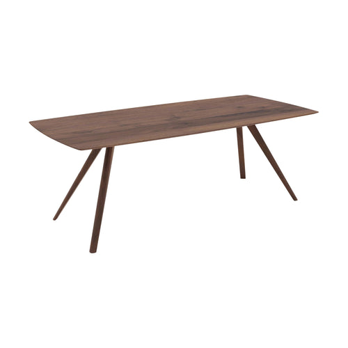 HelloTable eettafel Novum 30 - semi rechthoekig - 220x100 cm - noten mat - vtwonen shop