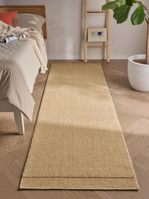 benuta wollen loper Imke - abrikoos - 80x250 cm