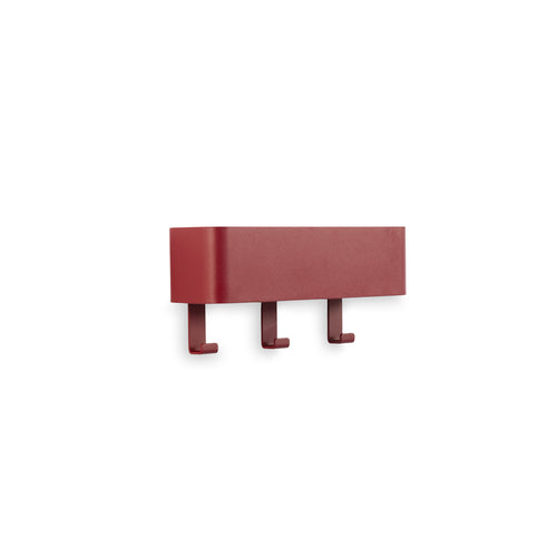 Spinder Design kapstok Dax Play 3 - Burgundy - 3 haken