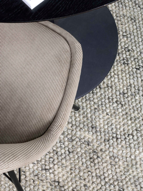 Vloerkleed MOMO Rugs Bubbles Antracite 200 cm rond - vtwonen shop