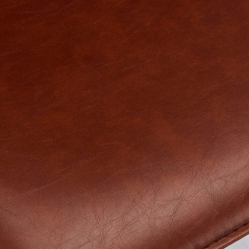 Furnhouse barkruk Isabel - Cognacbruin - Kunstleer - Set van 4