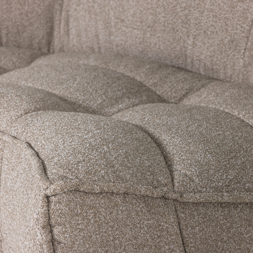vtwonen hoekelement Cluster - Bouclé - Khaki Bruin - 81x205x91