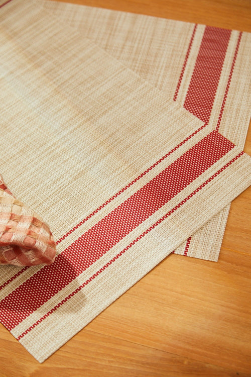 Calma House placemat Pla1 - Rood - 30x45