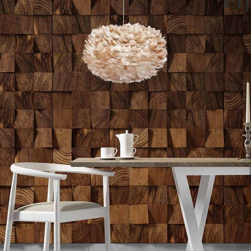 Umage Eos Mini hanglamp light brown - met koordset wit - Ø 35 cm - vtwonen shop