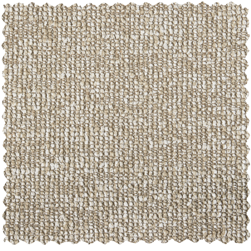 WOOOD hoekelement rond Mojo Base - Bouclé - Beige Melange - 74x110x110
