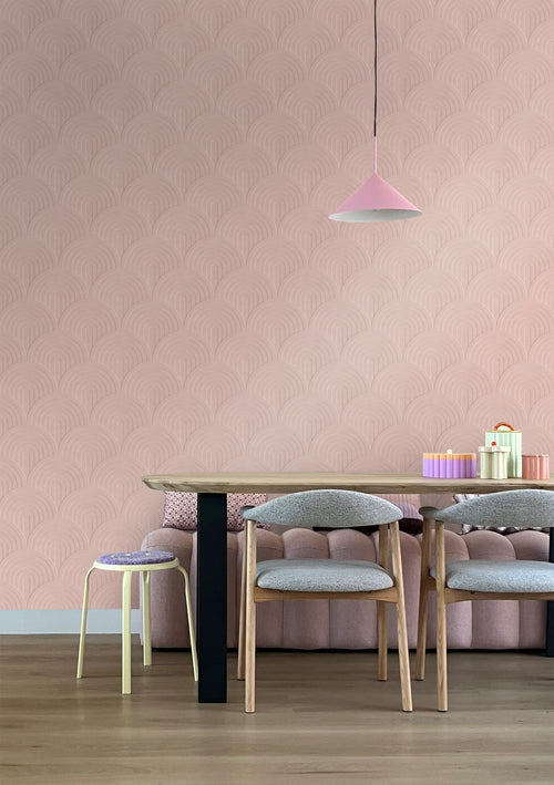 ESTAhome behang 3D-motief roze - 53 cm x 10.05 m - 131108