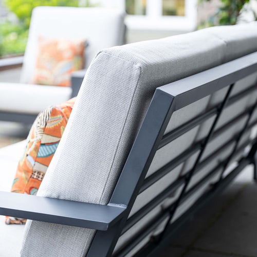 Garden Impressions loungeset Coba donker grijs - valley sand - 4-delig