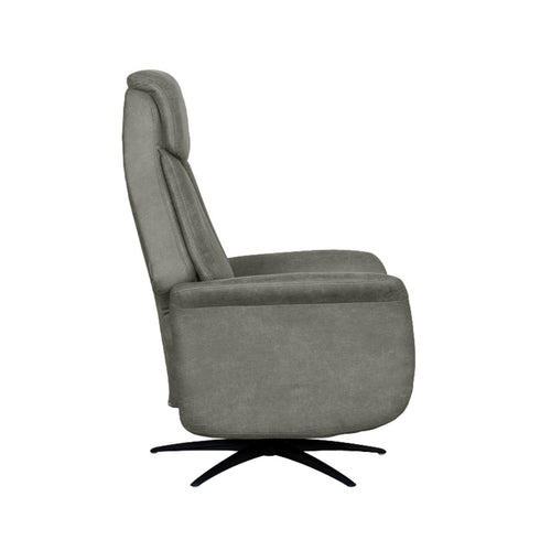 LABEL51 Fauteuil Oslo Elektrisch - Taupe Stof - Draaibaar - vtwonen shop