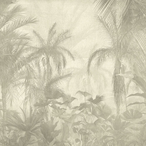Sanders & Sanders fotobehang jungle-motief grijs en beige - 424 x 280 cm - 640782