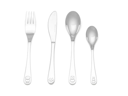 Zilverstad - Kindercouvert Nijntje met vriendjes - 4 delig - RVS - vtwonen shop