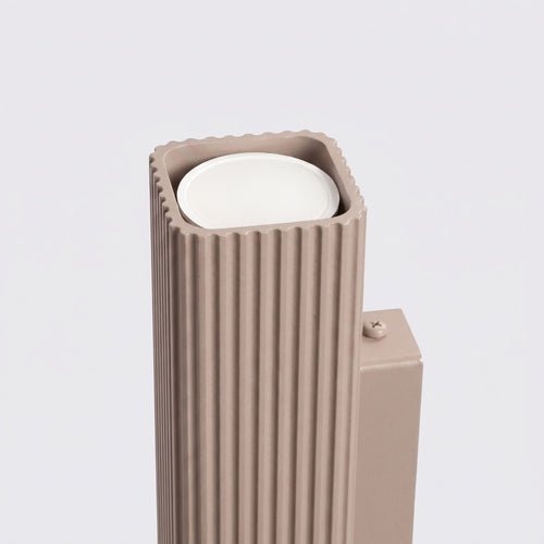 Sollux Lighting Wandlamp RAYO 20 taupe - 6x8x20cm