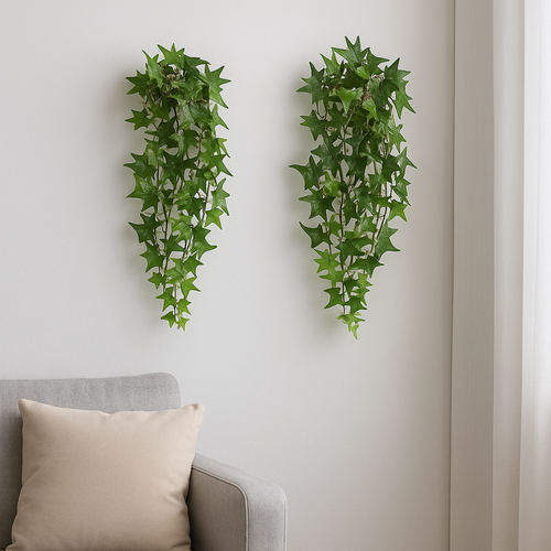 Flourify Kunstplant - Klimop hangplant - 60 cm - bundel van 4 - vtwonen shop