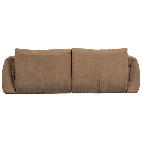 WOOOD 2-zits bank Baggy - Geweven Chenille - Bruin - 81x228x102 - vtwonen shop