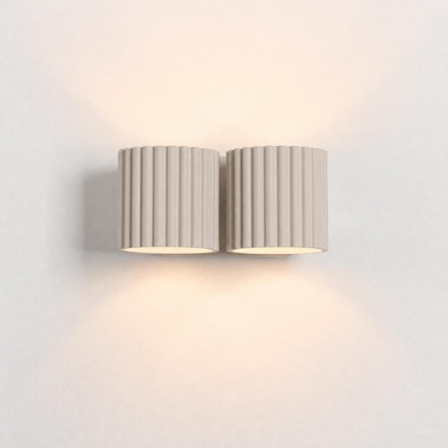 Sollux Lighting Wandlamp AURA 2 taupe G9 - 21x12x10cm