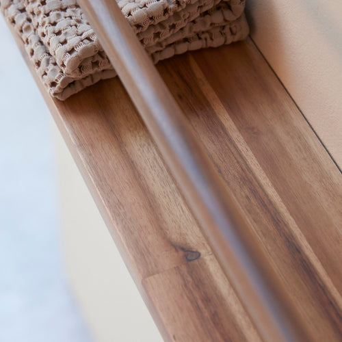 Tikamoon Wandhanddoekrek van massief acaciahout 60 cm - Naturel - vtwonen shop
