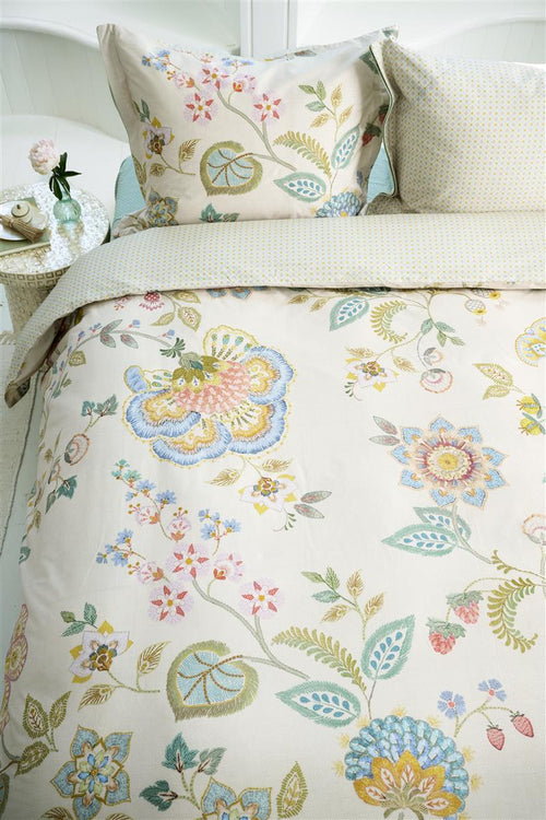 Pip Studio dekbedovertrek Buenas Tardes - 240x200/220 cm - gebroken wit - vtwonen shop