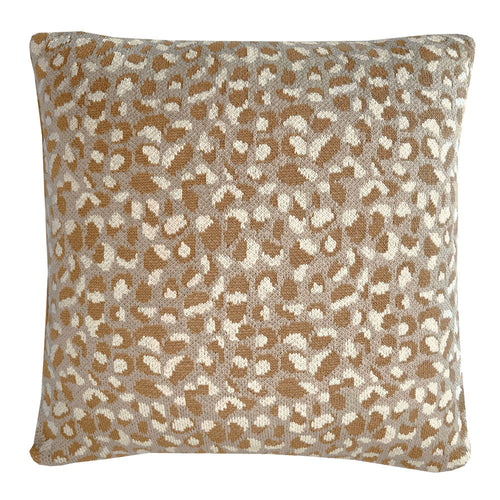 Malagoon kussen Primitive dot - fudge - 50x50cm 100% organisch katoen