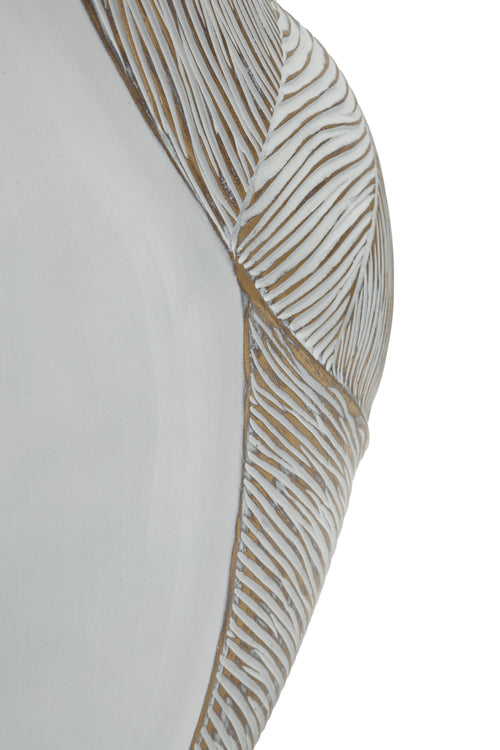 Mauro Ferretti vaas - 27x11,5x31 cm - wit