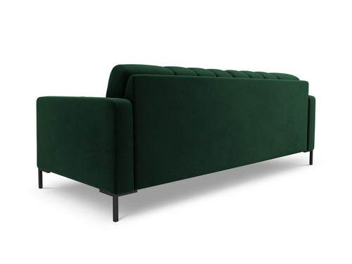 Cosmopolitan Design Bank Bali 4-zits, flueel, flessengroen - 96x217x75cm